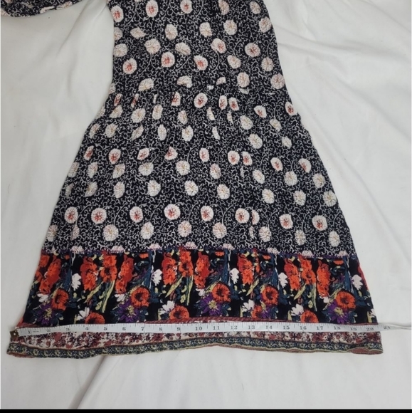 Angie Flare Ruffle BOHO Pants Size Large - Picture 9 of 9